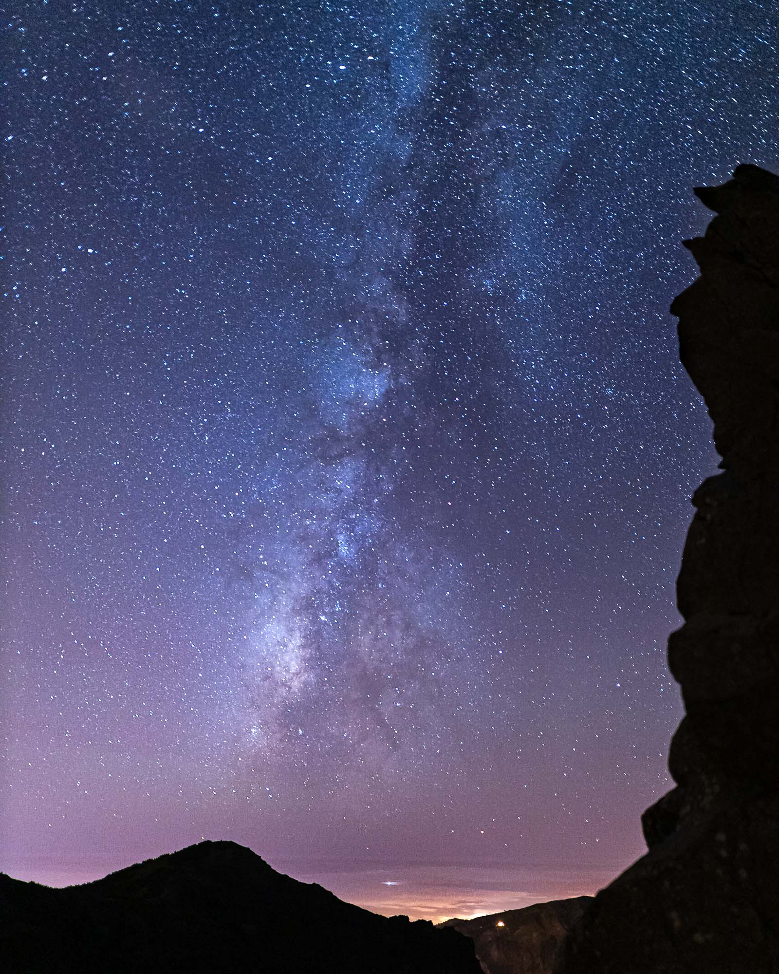 Die Milchstrasse am Pico do Arieiro (1818m)