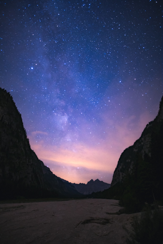 Berchtesgaden National Park, Milky Way above the Wimbachgries