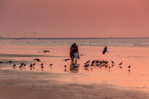 Street photography City of Mumbai, Juhu Beach